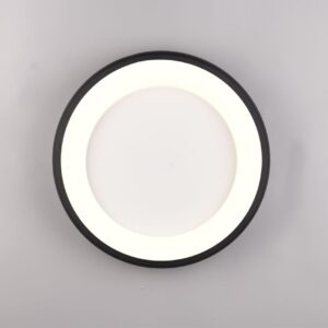 Πλαφονιέρα Στρογγυλή Φ46 Μαύρη Ματ CARDONA LED 29W 3300lm CCT Step Dimmable Trio Lighting – 649614532
