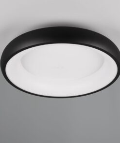 Πλαφονιέρα Στρογγυλή Φ46 Μαύρη Ματ CARDONA LED 29W 3300lm CCT Step Dimmable Trio Lighting – 649614532