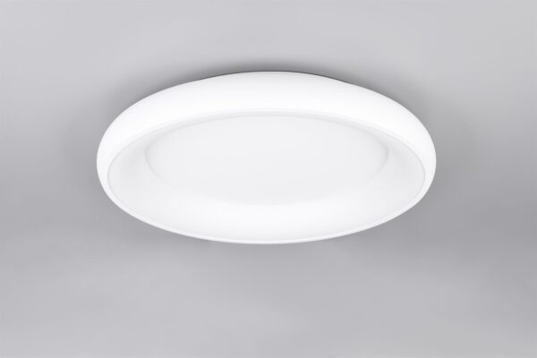 Πλαφονιέρα Στρογγυλή Φ62 Λευκή Ματ CARDONA LED 38W 4400lm CCT Step Dimmable Trio Lighting – 649616031