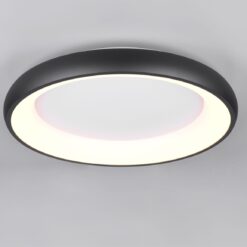 Πλαφονιέρα Στρογγυλή Φ62 Μαύρη Ματ CARDONA LED 38W 4400lm CCT Step Dimmable Trio Lighting – 649616032