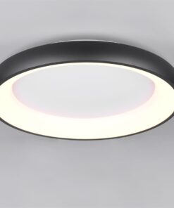 Πλαφονιέρα Στρογγυλή Φ62 Μαύρη Ματ CARDONA LED 38W 4400lm CCT Step Dimmable Trio Lighting – 649616032