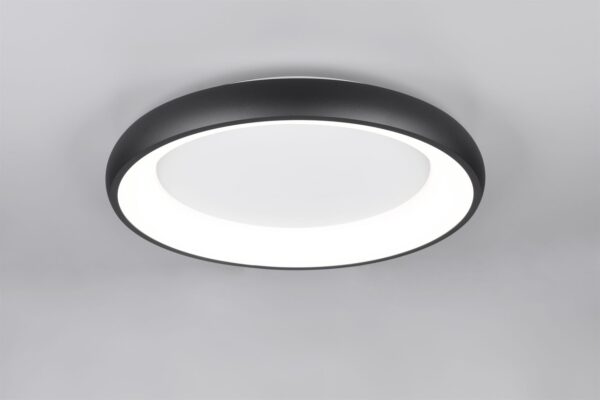 Πλαφονιέρα Στρογγυλή Φ62 Μαύρη Ματ CARDONA LED 38W 4400lm CCT Step Dimmable Trio Lighting – 649616032