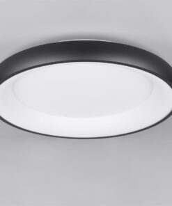Πλαφονιέρα Στρογγυλή Φ62 Μαύρη Ματ CARDONA LED 38W 4400lm CCT Step Dimmable Trio Lighting – 649616032