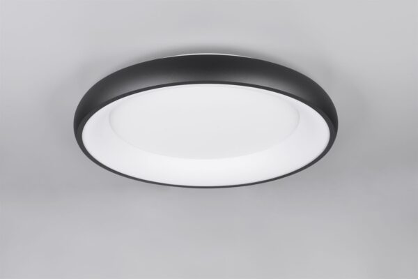 Πλαφονιέρα Στρογγυλή Φ62 Μαύρη Ματ CARDONA LED 38W 4400lm CCT Step Dimmable Trio Lighting – 649616032