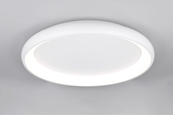 Πλαφονιέρα Στρογγυλή Φ75 Λευκή Ματ CARDONA LED 59W 6900lm CCT Step Dimmable Trio Lighting – 649617531