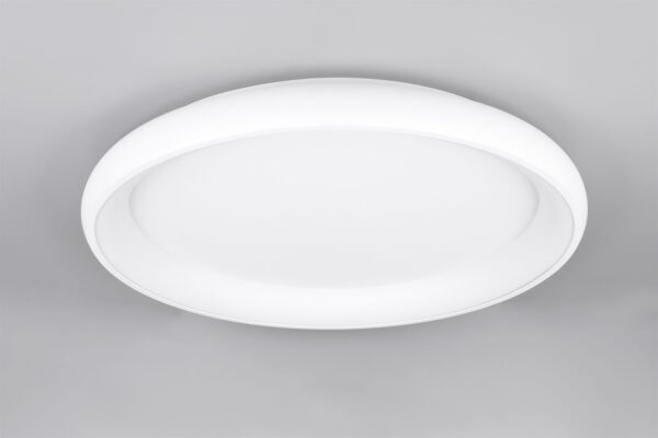 Πλαφονιέρα Στρογγυλή Φ75 Λευκή Ματ CARDONA LED 59W 6900lm CCT Step Dimmable Trio Lighting – 649617531