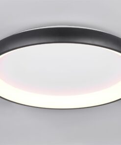 Πλαφονιέρα Στρογγυλή Φ75 Μαύρη Ματ CARDONA LED 59W 6900lm CCT Step Dimmable Trio Lighting – 649617532