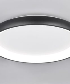 Πλαφονιέρα Στρογγυλή Φ75 Μαύρη Ματ CARDONA LED 59W 6900lm CCT Step Dimmable Trio Lighting – 649617532