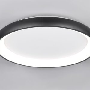 Πλαφονιέρα Στρογγυλή Φ75 Μαύρη Ματ CARDONA LED 59W 6900lm CCT Step Dimmable Trio Lighting – 649617532