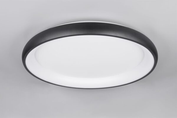 Πλαφονιέρα Στρογγυλή Φ75 Μαύρη Ματ CARDONA LED 59W 6900lm CCT Step Dimmable Trio Lighting – 649617532