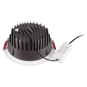 GloboStar® 60195 Χωνευτό LED Panel Downlight Φ22cm 42W 5040lm 60° AC 220-240V IP20 Φ22 x Υ9.5cm Φυσικό Λευκό 4500K – OSRAM LED CHIP TECHNOLOGY – 5 Years Warranty