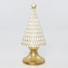 ΔΕΝΤΡΑΚΙ, ΛΕΥΚΟ ΜΕ ΧΡΥΣΗ ΒΑΣΗ, 13,5×13,5×30,5cm EUROLAMP – 600-41160