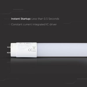 LED Λάμπα T8 G13 60cm 9W Rotation V-TAC PRO Samsung Chip 160° 850lm Θερμό 3000K – 21650
