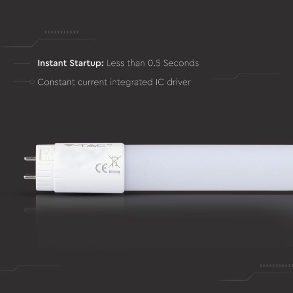 LED Λάμπα T8 G13 60cm 9W Rotation V-TAC PRO Samsung Chip 160° 850lm Θερμό 3000K – 21650