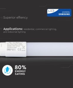 LED Λάμπα T8 G13 60cm 9W Rotation V-TAC PRO Samsung Chip 160° 850lm Θερμό 3000K – 21650