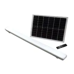 LED Ηλιακό Γραμμικό Φωτιστικό με Λευκό Σώμα και Χειριστήριο 18W V-TAC 120cm Αδιάβροχο 3000K-4000K-6400K – 6500
