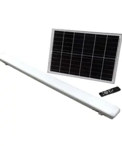 LED Ηλιακό Γραμμικό Φωτιστικό με Λευκό Σώμα και Χειριστήριο 18W V-TAC 120cm Αδιάβροχο 3000K-4000K-6400K – 6500