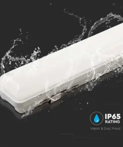 LED Ηλιακό Γραμμικό Φωτιστικό με Λευκό Σώμα και Χειριστήριο 18W V-TAC 120cm Αδιάβροχο 3000K-4000K-6400K – 6500