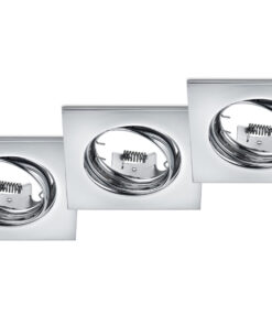 Χωνευτό Φωτιστικό Trio Lighting   3xGU10 Χρώμιο Μεταλλικό    650000306