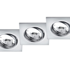 Χωνευτό Φωτιστικό Trio Lighting   3xGU10 Χρώμιο Μεταλλικό    650000306