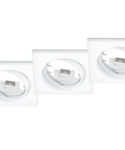 Χωνευτό Φωτιστικό Trio Lighting 3xGU10 Λευκό Ματ Μεταλλικό 650000331