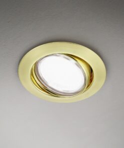 Χωνευτό Φωτιστικό Trio Lighting GU10 Ορείχαλκος Ματ Μεταλλικό 650100108