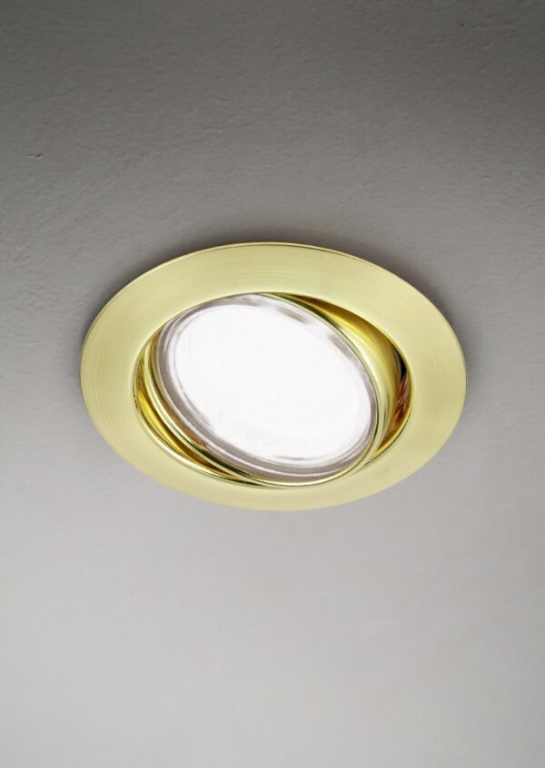 Χωνευτό Φωτιστικό Trio Lighting   GU10 Ορείχαλκος Ματ Μεταλλικό    650100108