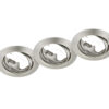 Χωνευτό Φωτιστικό Trio Lighting   3xGU10 Νίκελ Ματ Μεταλλικό    650100307