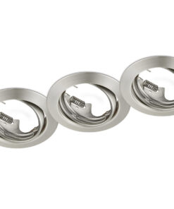 Χωνευτό Φωτιστικό Trio Lighting 3xGU10 Νίκελ Ματ Μεταλλικό 650100307