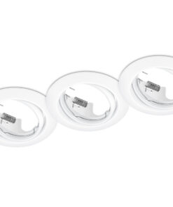 Χωνευτό Φωτιστικό Trio Lighting   3xGU10 Λευκό Ματ Μεταλλικό    650100331