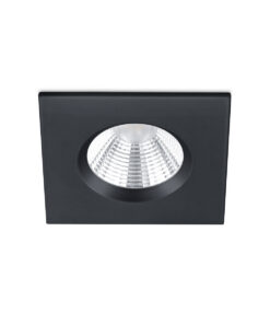 Χωνευτό Φωτιστικό Trio Lighting LED 5,5W Μαύρο Ματ Μεταλλικό Dimmable 345lm 3000K IP65 650610132