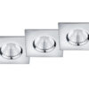 Χωνευτό Φωτιστικό Trio Lighting LED 5,5W  Χρώμιο Μεταλλικό Dimmable 345lm 3000K IP65 650610306