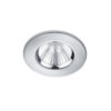 Χωνευτό Φωτιστικό Trio Lighting LED 5,5W  Χρώμιο Μεταλλικό Dimmable 345lm 3000K IP65 650710106