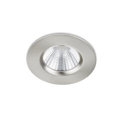 Χωνευτό Φωτιστικό Trio Lighting LED 5,5W Νίκελ Ματ Μεταλλικό Dimmable 345lm 3000K IP65 650710107