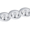 Χωνευτό Φωτιστικό Trio Lighting LED 5,5W  Χρώμιο Μεταλλικό Dimmable 345lm 3000K IP65 650710306