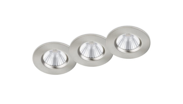 Χωνευτό Φωτιστικό Trio Lighting LED 5,5W  Νίκελ Ματ Μεταλλικό Dimmable 345lm 3000K IP65 650710307