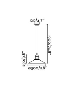 Faro Barcelona HALITA Κρεμαστό Φωτιστικό Από Διαφανές Γυαλί 1XE27 60W – 65071