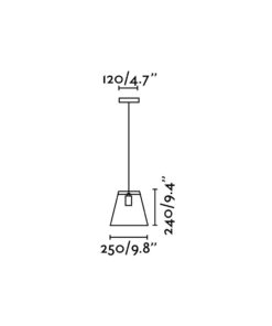 Faro Barcelona ROSE Κρεμαστό Φωτιστικό Μαύρου Χρώματος – 65082