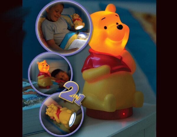 Winnie Pooh κομοδίνου και φακός LED Ango – 65102