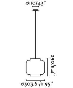 Faro Barcelona TUPAI Κρεμαστό Φωτιστικό E27 σε Μαύρο/Ραττάν – 65134-77