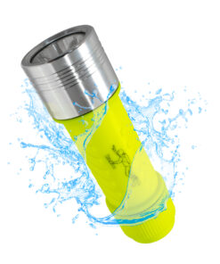 GloboStar® 79031 EXTREME Αδιάβροχος Φορητός Επαναφορτιζόμενος Φακός LED CREE XHP50 20W 2000lm & 1 x Μπαταρία 26650 2500mAh Li-ion IP68 Ψυχρό Λευκό 6000K