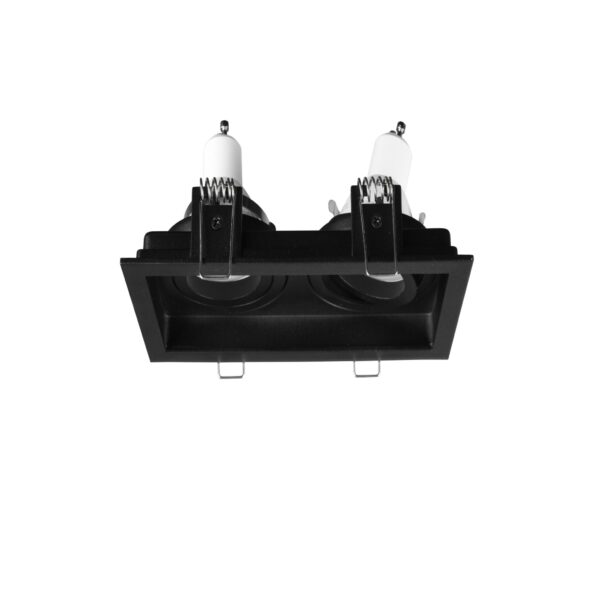 Χωνευτό Φωτιστικό Trio Lighting   2xGU10 Μαύρο Ματ Μεταλλικό    651600232