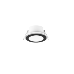 Χωνευτό Φωτιστικό Trio Lighting LED 5W Μαύρο Ματ Πλαστικό 450lm 3000K – 652310132