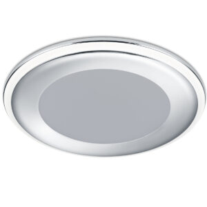 Χωνευτό Φωτιστικό Trio Lighting LED 10W  Χρώμιο Πλαστικό 1040lm 3000K  652410106
