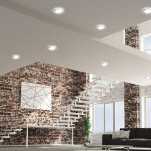 Χωνευτό Φωτιστικό Trio Lighting LED 10W  Χρώμιο Πλαστικό 1040lm 3000K  652410106