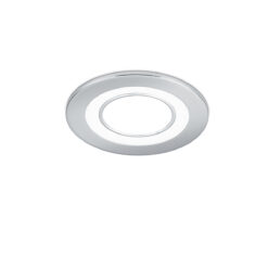 Χωνευτό Φωτιστικό Trio Lighting LED 5W Χρώμιο Πλαστικό 450lm 3000K 652510106