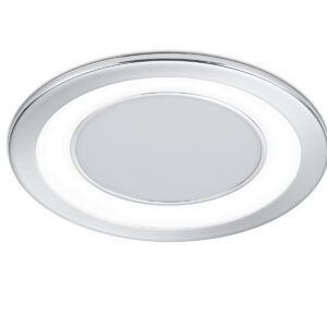 Χωνευτό Φωτιστικό Trio Lighting LED 10W  Χρώμιο Πλαστικό 1040lm 3000K  652610106