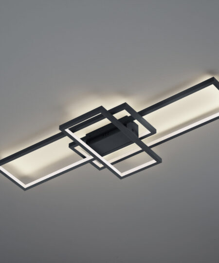 Φωτιστικό Οροφής Trio Lighting LED 36W Ανθρακί Μεταλλικό 3000lm RGBW 3000 – 6000K 652610342