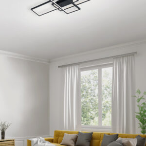 Φωτιστικό Οροφής Trio Lighting LED 36W Ανθρακί Μεταλλικό 3000lm RGBW 3000 – 6000K 652610342