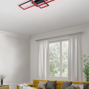 Φωτιστικό Οροφής Trio Lighting LED 36W Ανθρακί Μεταλλικό 3000lm RGBW 3000 – 6000K 652610342